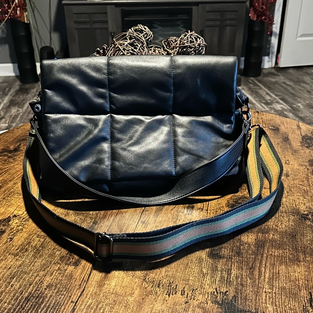 Sondra Robert’s Black Quilted Leather Bag